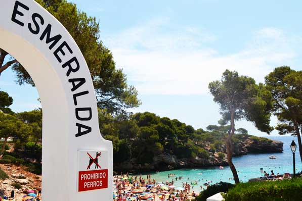 Playa con niños en Mallorca: Cala Esmeralda