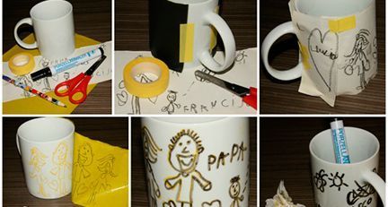 DIY: Pintar tazas con los niños - Una idea para regalar...