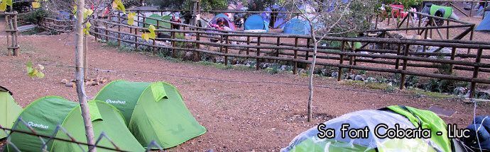 zona de acampada Mallorca: sa font coberta, Lluc