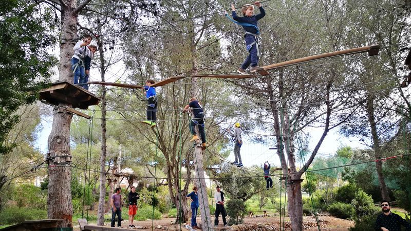 jungle park junior parque de tirolinas en Mallorca peque paginas