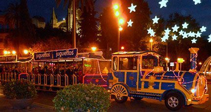 Palma: feria y tren de Navidad: ruta de atracciones