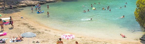 Playa: Caló d’en Pellicer ideal para ir con niños en Mallorca